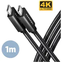 Axagon BUCM32-CM10AB Câble USB 3.2 Gen 2x2 1 m USB C Noir