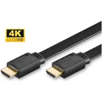 Microconnect goobay - Câble HDMI avec Ethernet - HDMI mâle pour HDMI mâle - 3 m - plat