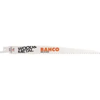 Bahco Lame De Scie Sauteuse Bimétallique Sandflex Pour La Coupe Du Bois Et Des Métaux 6 Dpp 228 Mm 5 Unités
