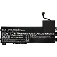 CoreParts Batterie d'ordinateur portable Lithium-Polymère 7700 mAh 87.8 Wh (1 Cellule, 7700 mAh), Batterie pour notebook, Noir