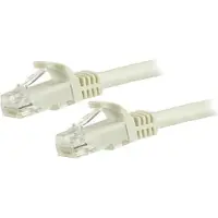 StarTech.com .com Ethernet Cable CAT 6 5m White RJ45 UTP Anti-tangle Gigabit