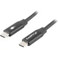 Lanberg Kabel Usb-C M/M Usb2 1,0M Quick Charge 4.0 Schwarz