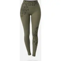 LEAFLETIC Leggings 'Women’s Long Length Legging' olive