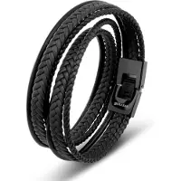 SERASAR Bracelet 'Wrap' noir