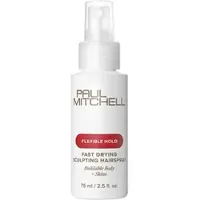 Paul Mitchell Flexible Hold Fast Drying Sculpting Hairspray laque cheveux pour donner du volume et de la brillance 75 ml