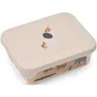 Liewood Snackbox -Ako-350 ml - Tous ensemble/Sandy - - UneTaille - Boîte à Repas