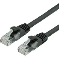 Value UTP Cable Cat.6, halogen-free, black, 10m