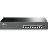 TP-LINK TL-SG1008MP, non géré, Gigabit Ethernet (10/100/1000), prise en charge de l'alimentation par Ethernet (PoE), montage en rack