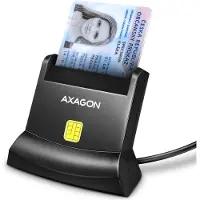 Axagon Cre-sm4n Card Reader Argenté