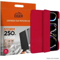EIGER Storm 250 (Apple iPad Pro 11 2024), Étui pour tablette, Rouge