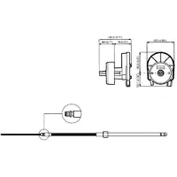 Ultraflex Câble De Gouvernail M58