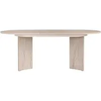 CALICOSY - Table à manger extensible ovale de 160 à 200 cm - LOU