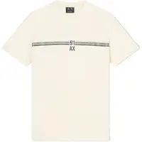 Armani Exchange pour homme. XM002522AF10334U1074 T-shirt Basic blanc crème (XL), Beige, Casuel, Coton, Manche courte
