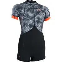 iON Amaze 2.5 Mm Woman Short Sleeve Back Zip Shorty Gris XS Femme