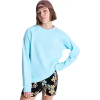 Roxy Surf Stoked Terry Vintage Sweatshirt Bleu XS Femme