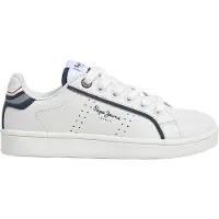 Pepe Jeans Player Young Pbs000009 Trainers Blanc EU 38 Garçon