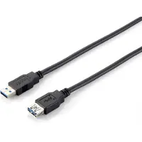 Equip - Rallonge de câble USB - USB type A (M) pour USB type A (F) - USB 3.0 - 2 m - noir