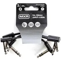 Mxr TRS Ribbon Patch Cable 3 Pack 3 Inch