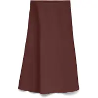 Vero Moda Inara Midi Skirt Rouge L Femme