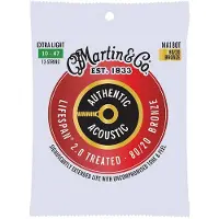 Martin strings MA180t Authentic 80/20 Treated 12C Extra Light 10-47