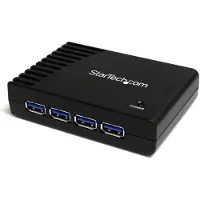 StarTech.com 4 Port Black Superspeed Usb 3.0 Hub Noir