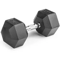 Gymstick Pro 27.5kg Hex Dumbbell Argenté 27.5 kg