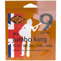 Rotosound Jk9 Jumbo King - Jeu De Cordes Phosphore Bronze Guitare Acoustique - 9-48