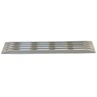 Goldenship Grille d'aération résistante à la corrosion Noir 70 x 446 mm Noir 70 x 446 mm