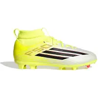 Adidas F50 League Mid Cut Fg/mg Junior Football Boots Jaune EU 30 1/2 Enfants