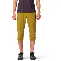 Rafiki Pantalon 3/4 pour homme MOONSTONE LT, couleur tabac séché/encre Taille : L