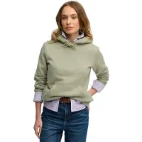 Superdry Essential Logo Embroidered Hoodie Vert L Femme