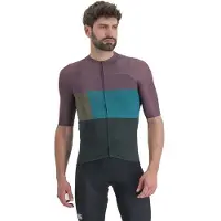 Sportful Snap Short Sleeve Jersey Bleu,Violet 3XL Homme