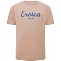 Santini Eroica Cipressi Short Sleeve T-shirt Beige S