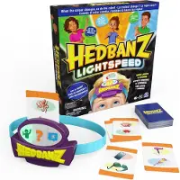 Spin Master Jeu de société Hedbanz lightspeed