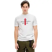 The Mountain Studio Cross Logo Short Sleeve T-shirt Blanc M Homme