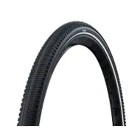 Schwalbe 1 G-one Comp Plus - Wired - Green Compound - Puncture Guard - 700x40c - Black + Reflex