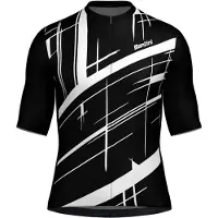 Santini Sketch Short Sleeve Jersey Noir L Homme