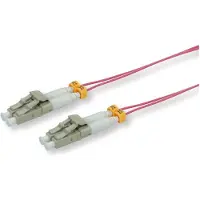 Roline LWL-Kabel SLIM 50/125m OM4, LSOH, LC/LC, violett, 2 m