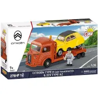 COBI Action Town 24627 Citroen Type H Car Transporter 24627