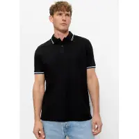 Olymp Casual Regular Fit Polo noir, Unicolore