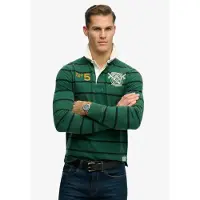 Superdry T-Shirt bleu marine / jaune d'or / vert foncé / blanc naturel
