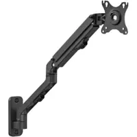 Gembird MA-WA1-02 Support de moniteur 68,6 cm (27") Mural Noir