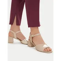 Caprice Sandales cappuccino / argent