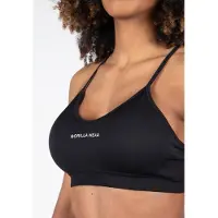Gorilla wear Soutien-gorge de sport 'Quincy' noir / blanc