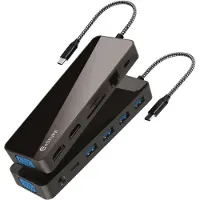 ESTUFF Gearlab GLB235470 laptop-dockingstation & portreplikator Schwarz (GLB235470)