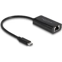 DeLOCK USB Type-C Adapter zu Gigabit LAN mit Power Delivery