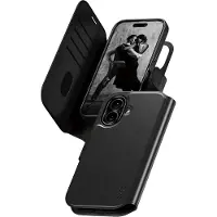 CARE by PanzerGlass Étui de télephone portefeuille Tango 2 en 1 avec MagSafe Apple iPhone 17 - Black