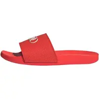 Adidas Claquettes / Tongs 'Audi F1 Team Adilette' rouge / blanc cassé