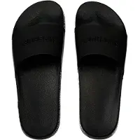Superdry Homme Imprimé Logo Premium À Motif Claquettes De Piscine, Noir - Pointure: 6-7