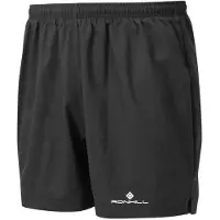 Ronhill Short de course Core 5" pour homme, performance et confort - Noir - S